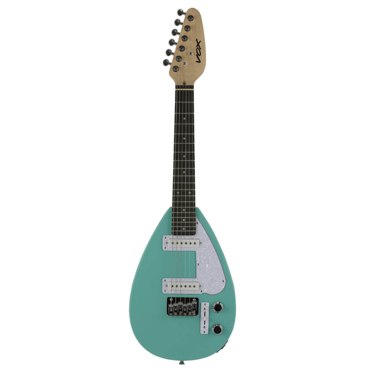 Vox Mark III Mini Teardrop Aqua Green Mini Electric Guitar |  VOX |  ELECTRIC GUITAR |  Zoso Music