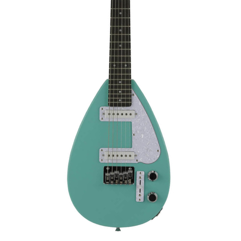Vox Mark III Mini Teardrop Aqua Green Mini Electric Guitar |  VOX |  ELECTRIC GUITAR |  Zoso Music