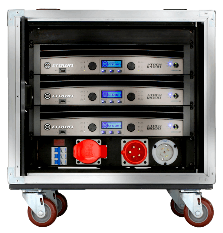 Crown VRACK12KPFX 12K Vrack Minus AMPS ( VRACK-12KPFX / VRACK 12KPFX )