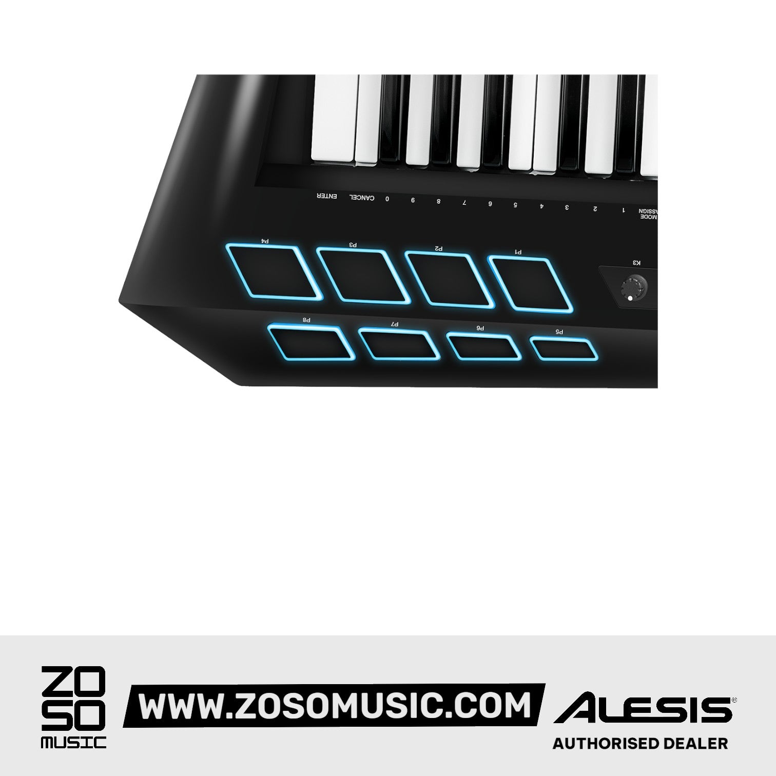 Alesis Vortex Wireless II Wireless Keyboard Controller |  ALESIS |  KEYBOARD-KEYTAR |  Zoso Music