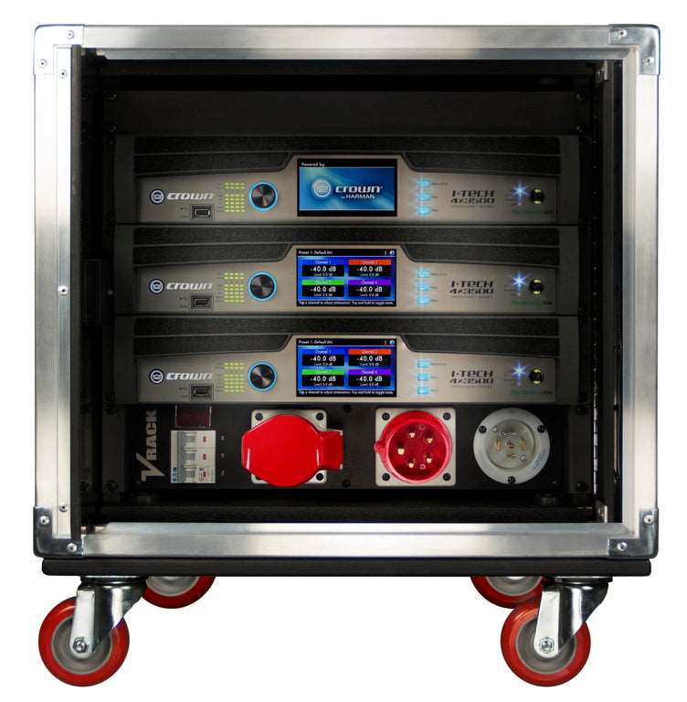 Crown VRACKHD4PFX VRACK4x3500HD-Enclosure W/PWR DISTRO, I/O ( VRACK HD4PFX / VRACK-HD4PFX )