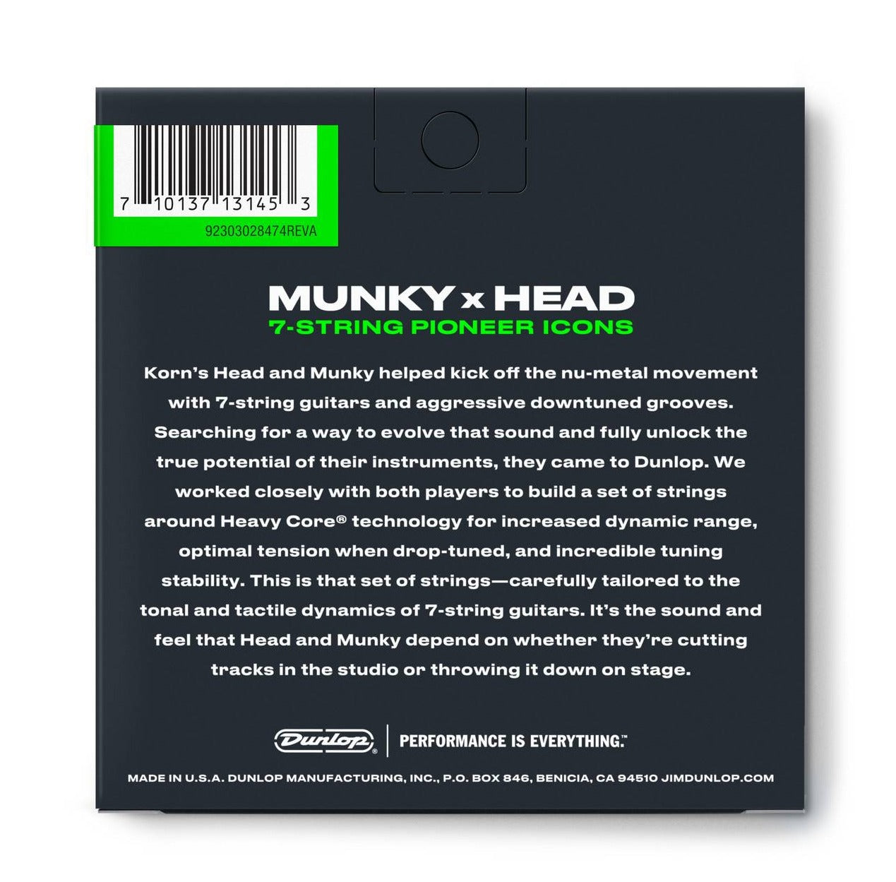 Jim Dunlop KRHCN1065 Rear View Zoso Music