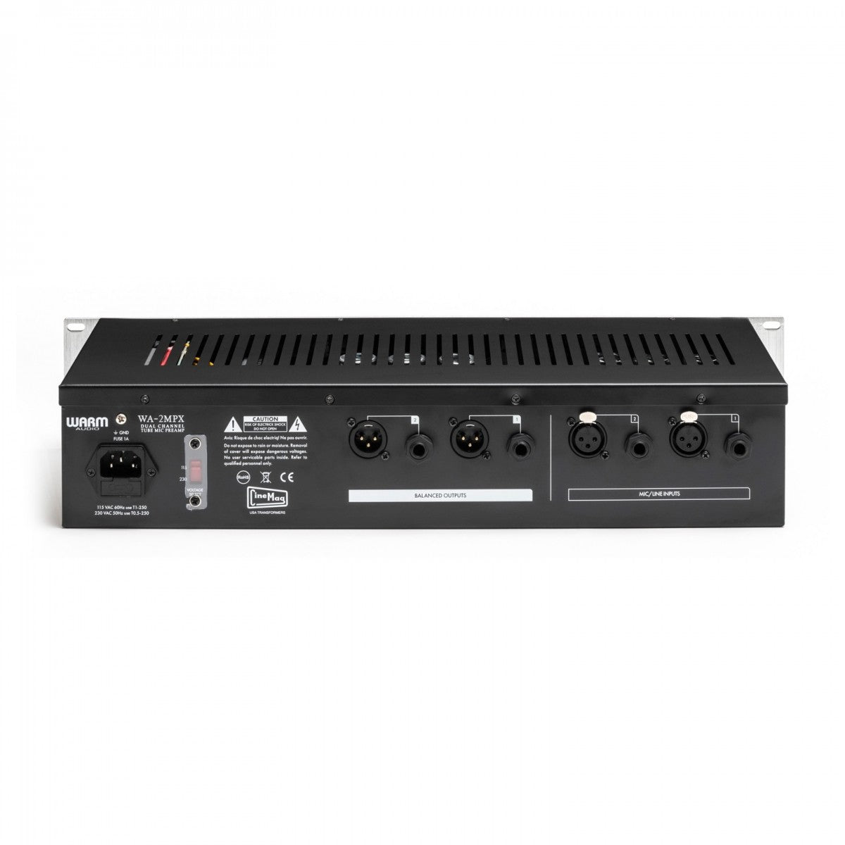 Warm Audio WA-2MPX 2-channel Tube Mic/Line/Instrument Preamp Zoso Music