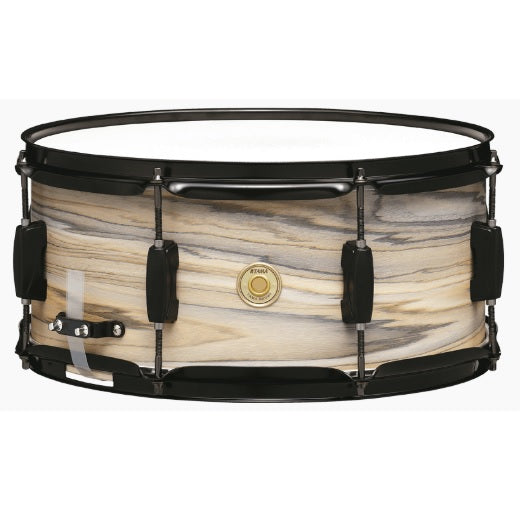 Tama WoodWorks 14X6.5 Snare Drum, Nat Zebrawood Wrap |  TAMA |  DRUM-SNARE DRUM |  Zoso Music
