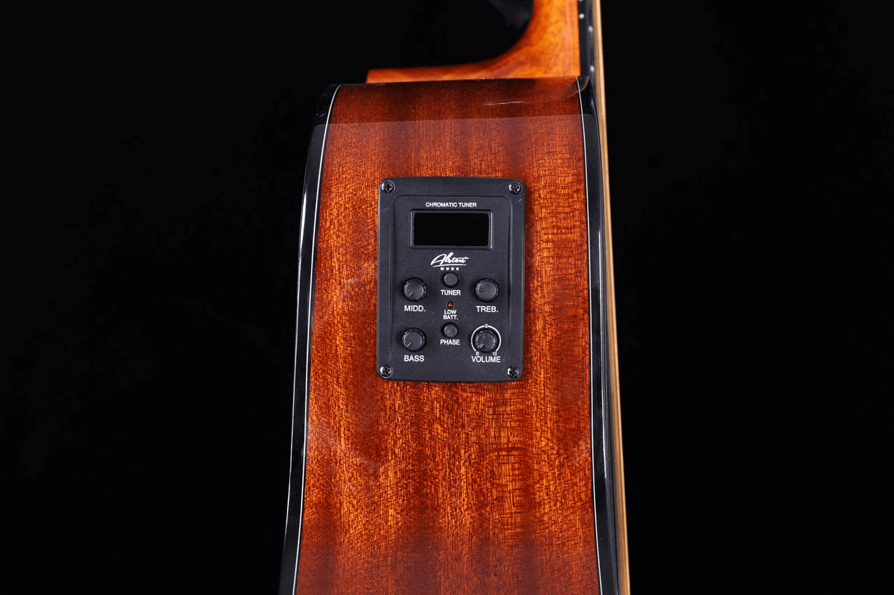 Caesar WL-800Ce Solid Top Acoustic Guitar Cutaway With Build in EQ & Bag | CAESAR , Zoso Music