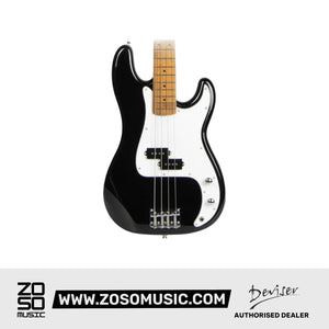 Deviser L-B1-4-BK Bass Guitar, Black |  DEVISER |  BASS GUITAR |  Zoso Music