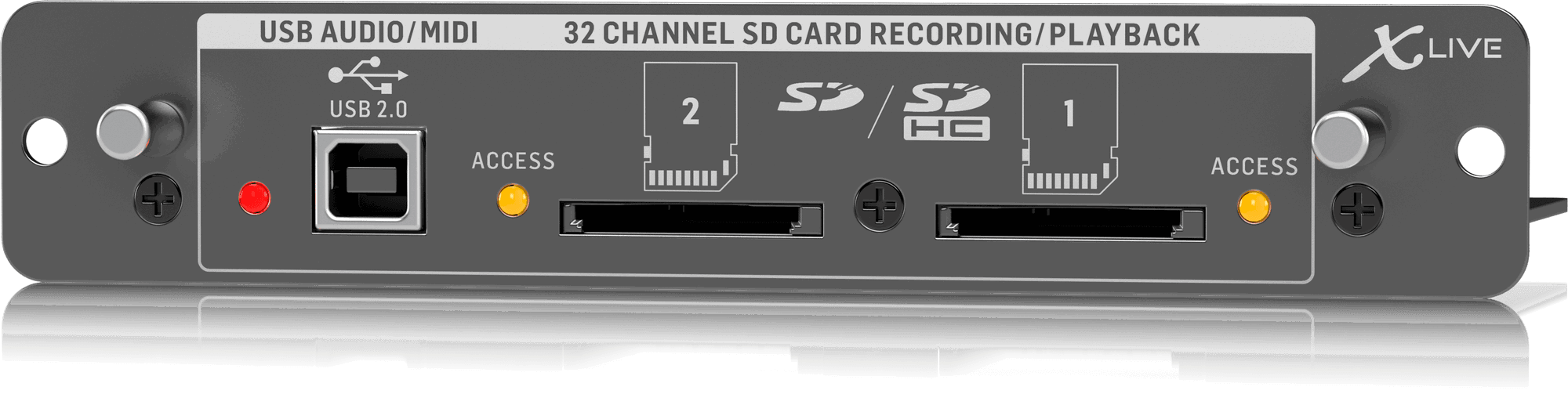 Behringer X-LIVE X32 Expansion Card for 32 Channel Live Recording/Playback on SD/SDHC Cards and USB Audio/MIDI Interface | BEHRINGER , Zoso Music