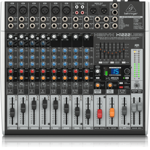 Behringer Xenyx X1222USB 12-channel Mixer with USB and Effects (Xenyx-X1222USB) | BEHRINGER , Zoso Music
