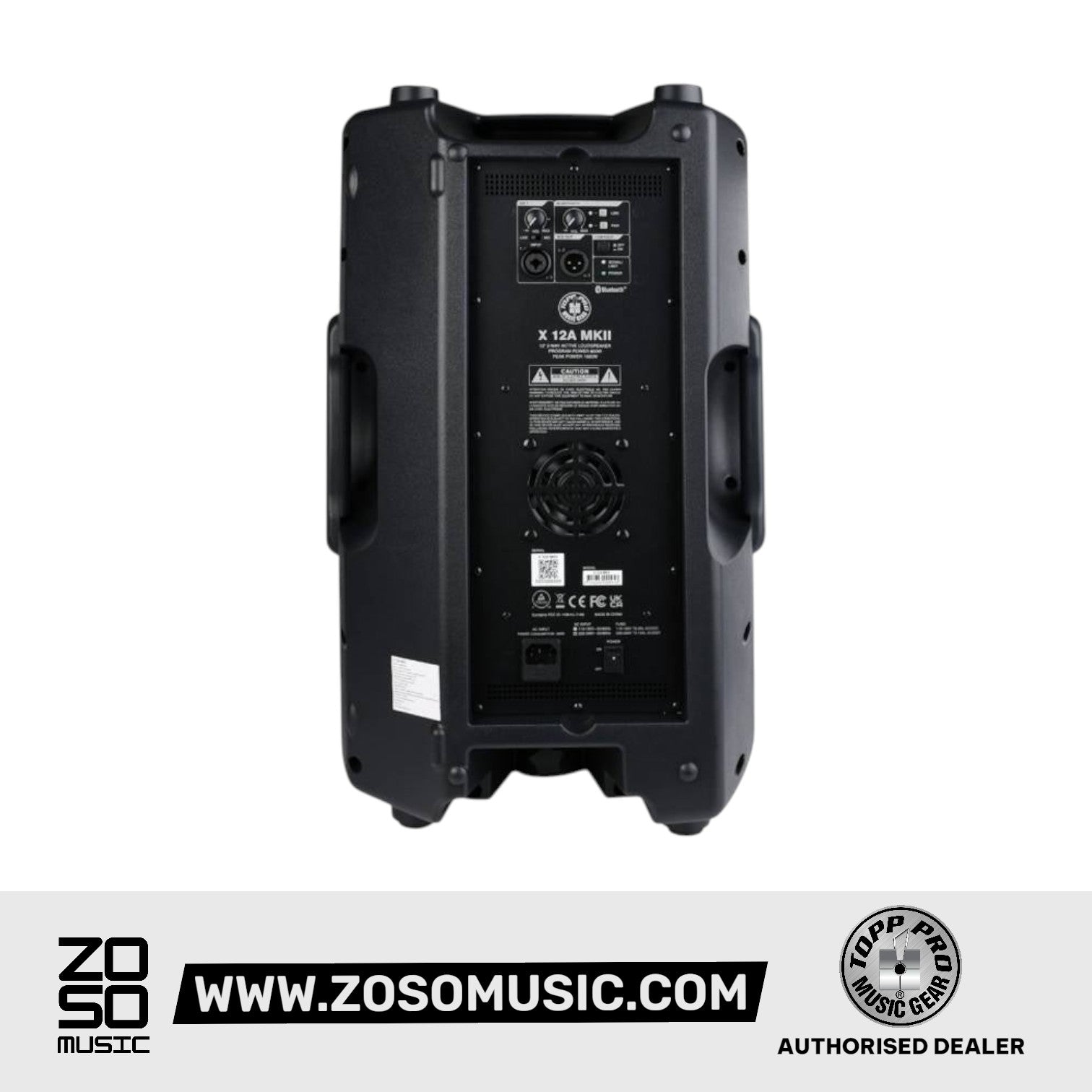 Topp Pro X 12A MKII 1600 Watt Active Loudspeaker |  TOPP PRO |  POWERED SPEAKER |  Zoso Music