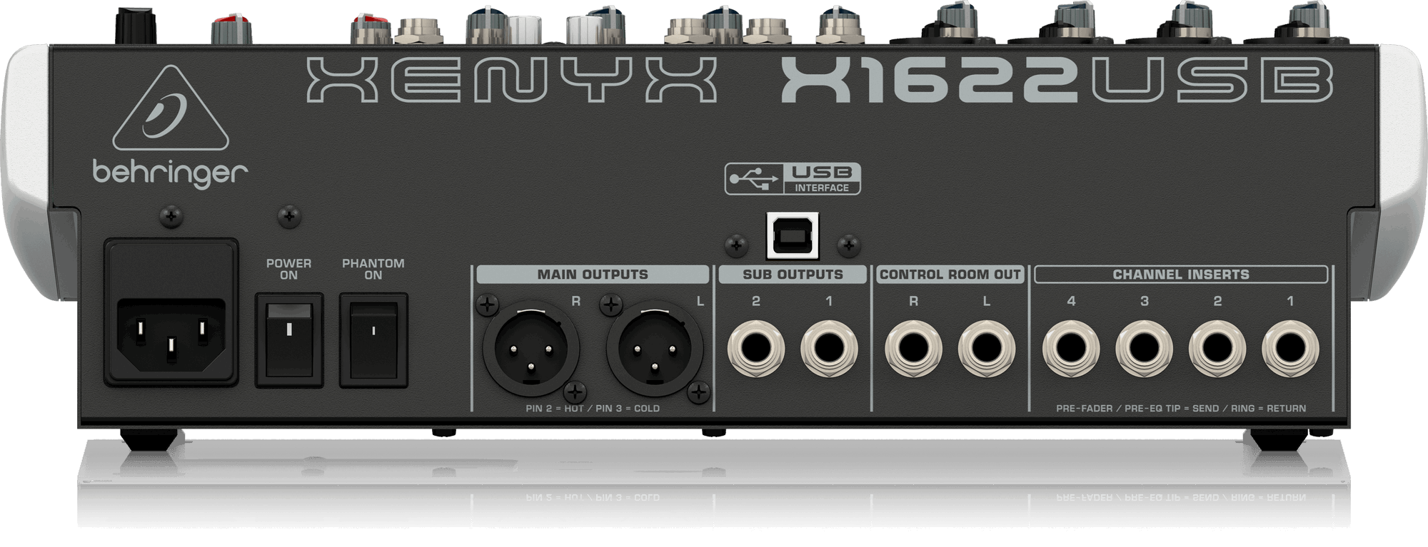 Behringer Xenyx X1622USB 12-channel Mixer with USB and Effects (Xenyx-X1622USB) | BEHRINGER , Zoso Music