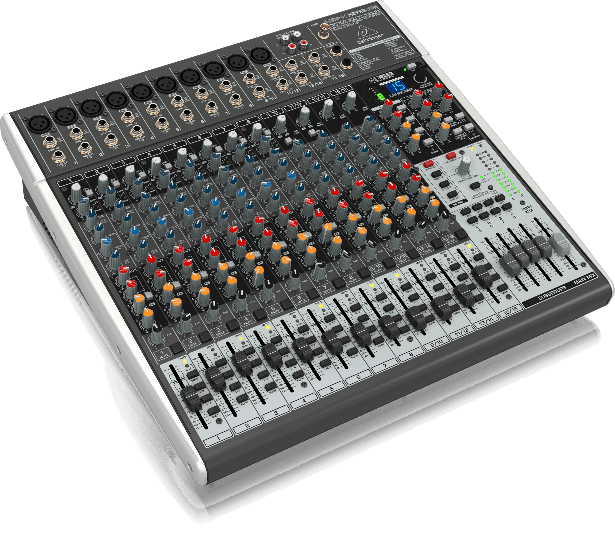 Behringer Xenyx X2442USB Mixer with USB and Effects (Xenyx-X2442USB) | BEHRINGER , Zoso Music