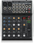 Behringer XENYX 1002SFX Premium Analog 10-Input Mixer with USB Audio Streaming Interface and Klark Teknik Effects - Zoso Music