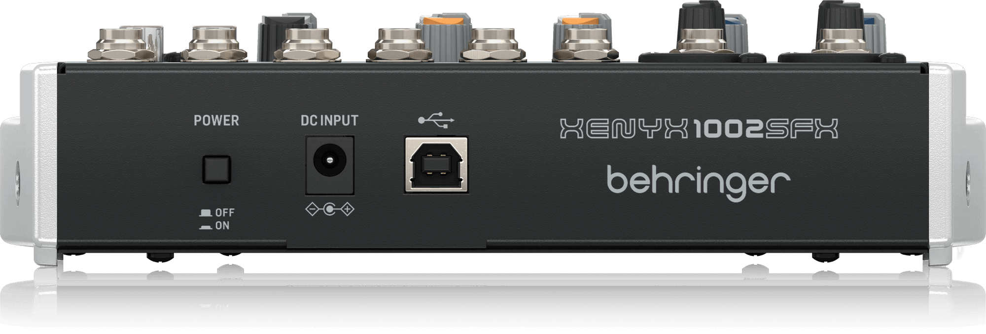 Behringer XENYX 1002SFX Premium Analog 10-Input Mixer with USB Audio Streaming Interface and Klark Teknik Effects