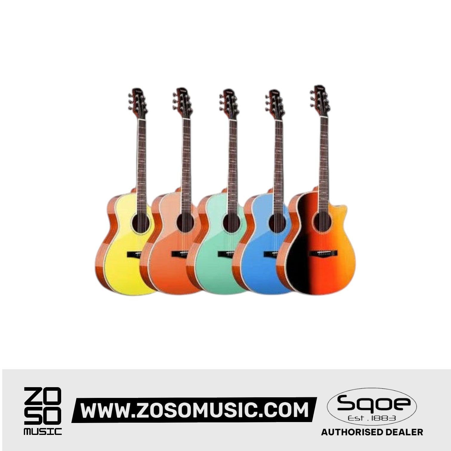 SQOE XLDC Series Acoustic Guita | Zoso Music Sdn Bhd