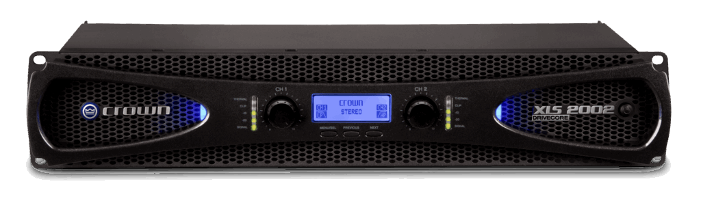 Crown XLS 2002 2-Channel Power Amplifier, 375W @ 8Ω ( XLS 2002 / XLS-2002 )
