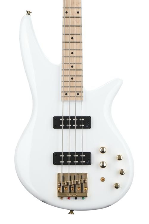Jackson X Series Spectra SBXM 4-String Bass Guitar, Maple FB, Snow White