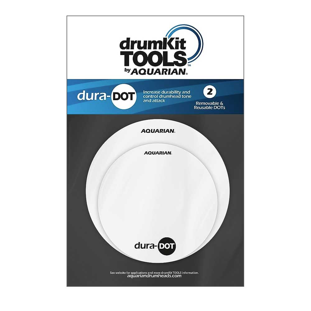 Aquarian DO2 duraDOT Drumhead Tone Modifiers - 4.5" and 5.5" | Zoso Music Sdn Bhd