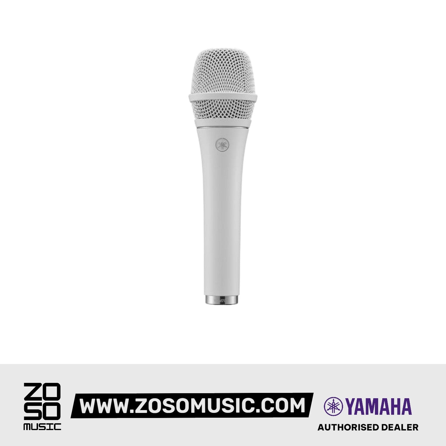 Yamaha YDM707 Dynamic Supercardioid Microphone - White | Zoso Music Sdn Bhd