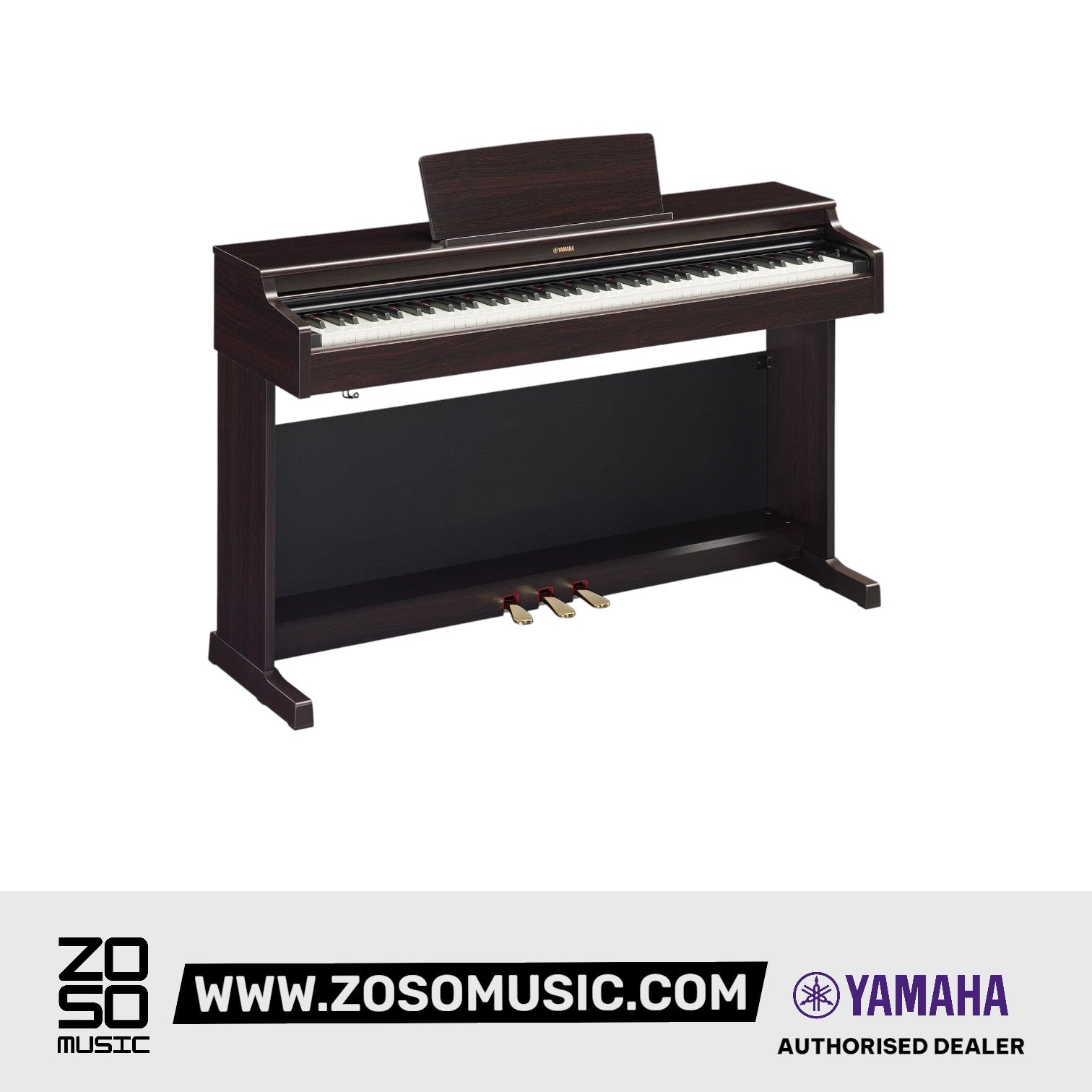 Yamaha Arius YDP-165 88-Keys Digital Piano, Rosewood |  YAMAHA MUSIC |  PIANO-DIGITAL |  Zoso Music