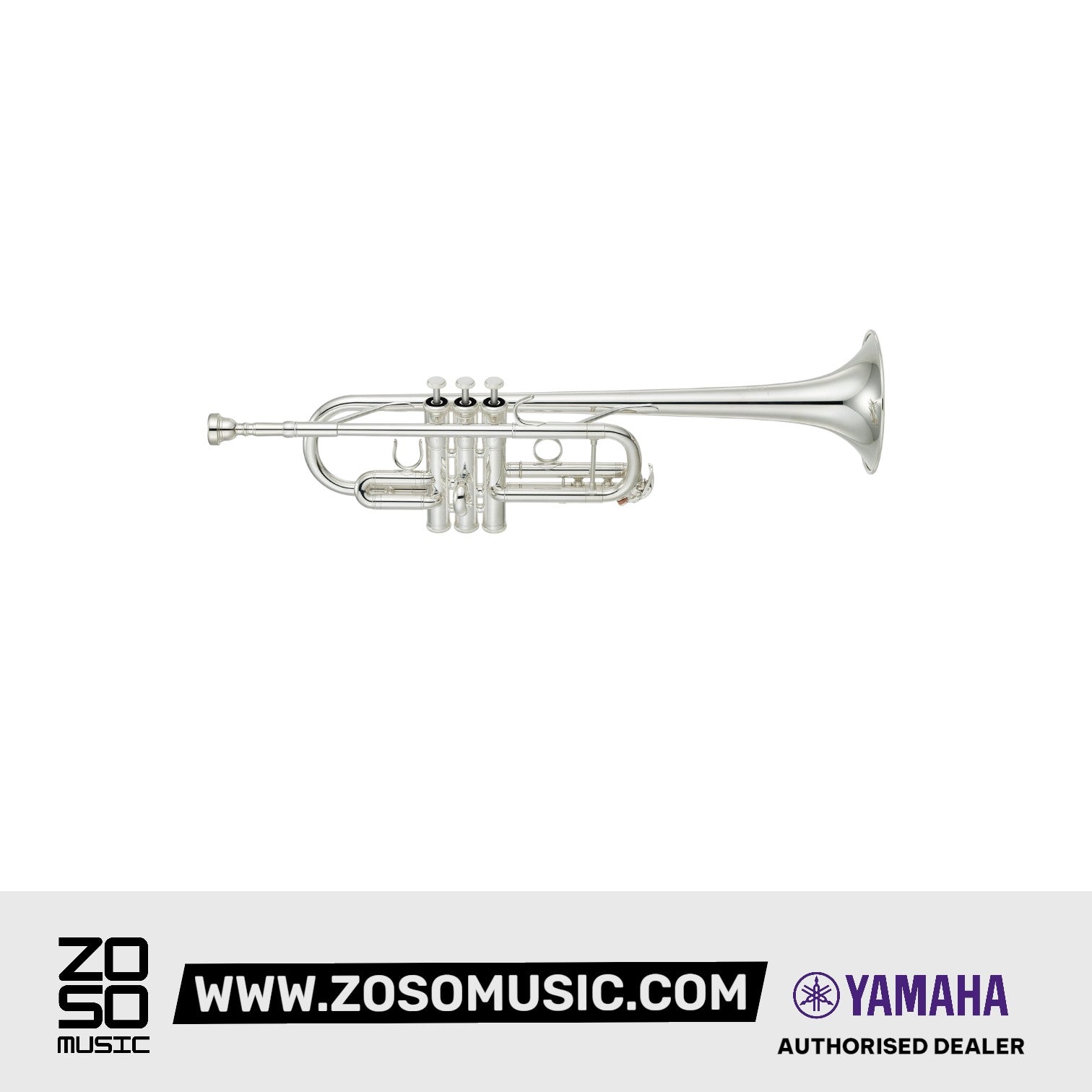 Yamaha YTR-4435SII C/Bb Trumpet in Silver Plate | Zoso Music Sdn Bhd