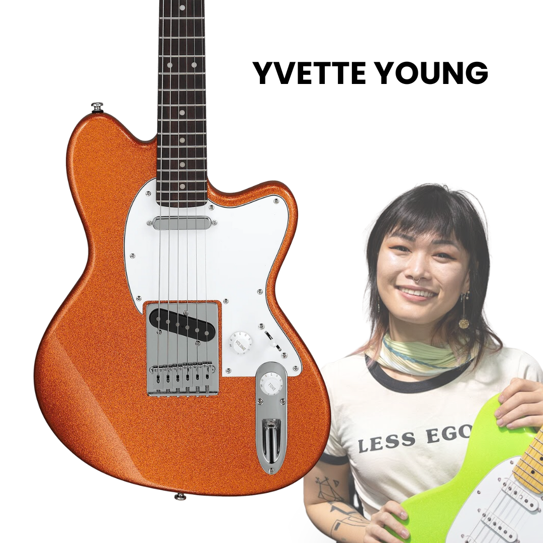 Ibanez Yvette Young Signature Yy20 Electric Guitar, Orange Cream Sparkle |  IBANEZ |  ELECTRIC GUITAR |  Zoso Music