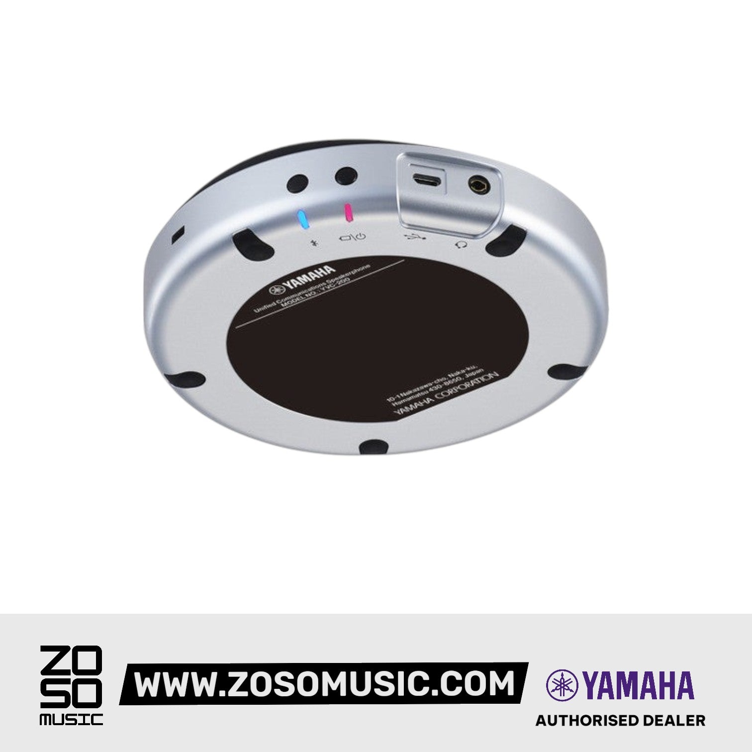 Yamaha YVC-200 Portable USB Speakerphone - White |  YAMAHA PRO AUDIO |  POWERED SPEAKER |  Zoso Music
