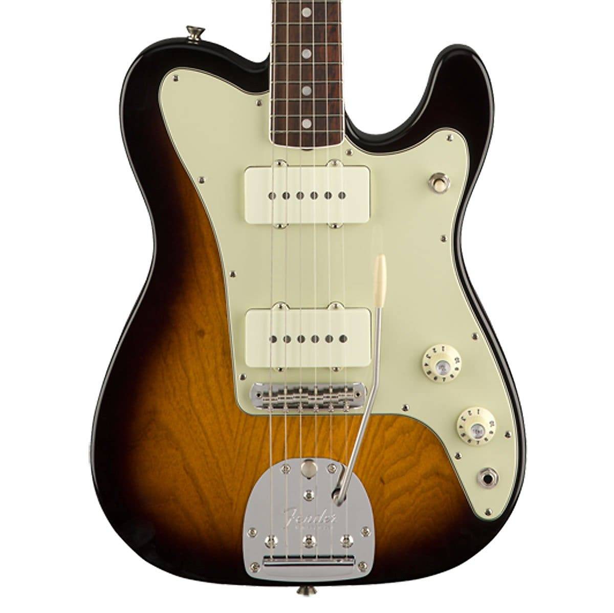 Fender Ltd Ed Parallel Universe Jazz-Telecaster Electric Guitar, Rosewood FB, 2-Tone Sunburst