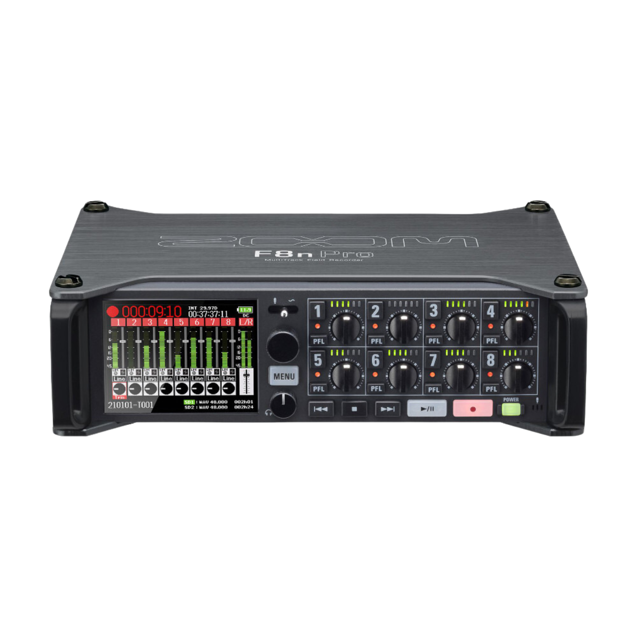 Zoom F8n Pro Multitrack Field Recorder - ZOSO MUSIC