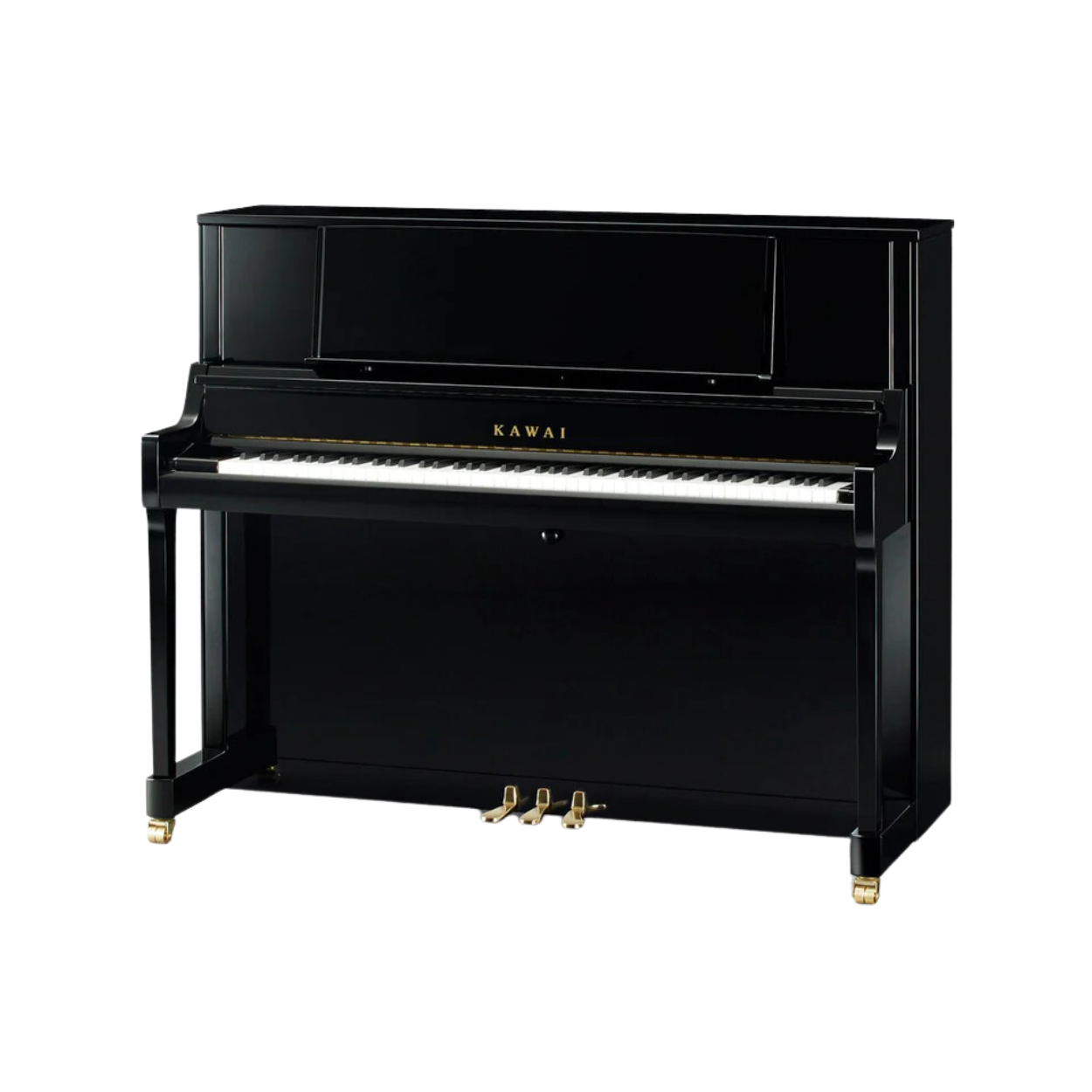 Kawai K400 [Made In Japan] AURES2 Hybrid Upright Piano (Height: 122 cm) - Ebony Polish