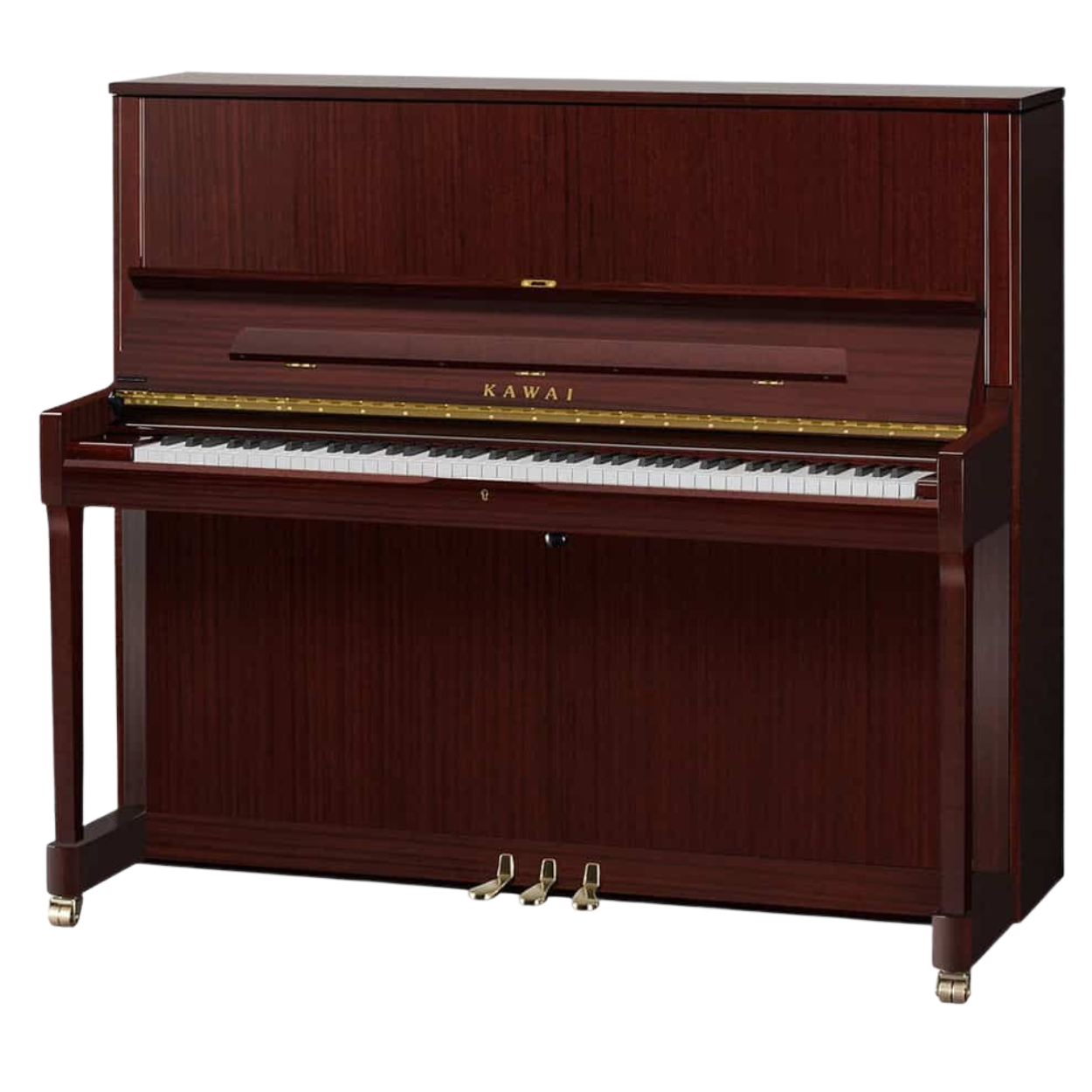 Kawai K-500 [Made In Japan] Professional Acoustic Upright Piano - Sapeli Mahogany Polish