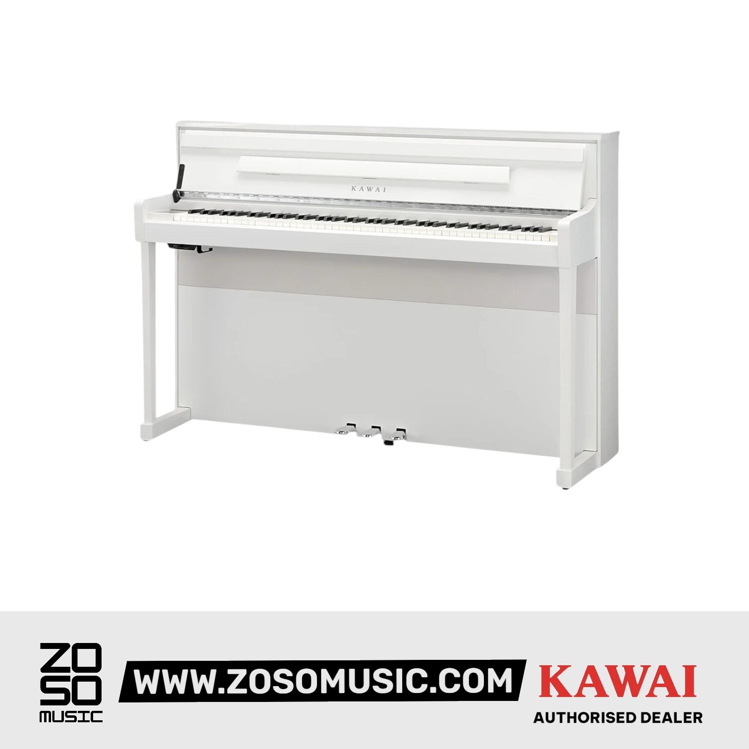 Kawai CA901 88-key Wooden-key Digital Piano - Premium Satin White |  KAWAI |  PIANO-DIGITAL |  Zoso Music