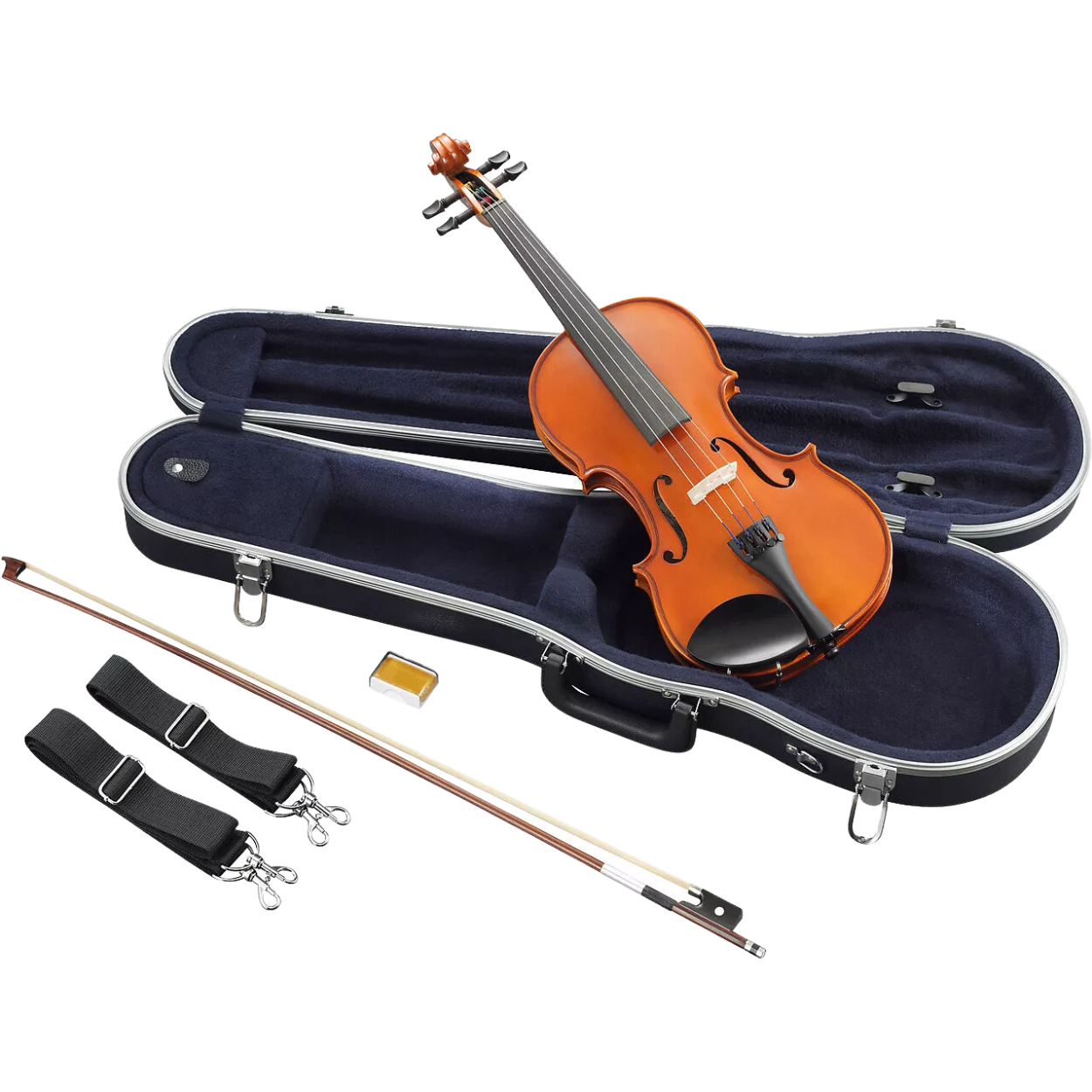 Yamaha V3SKA44 4/4 Size Beginner Acoustic Violin with Case for 12+ years old - Zoso Music
