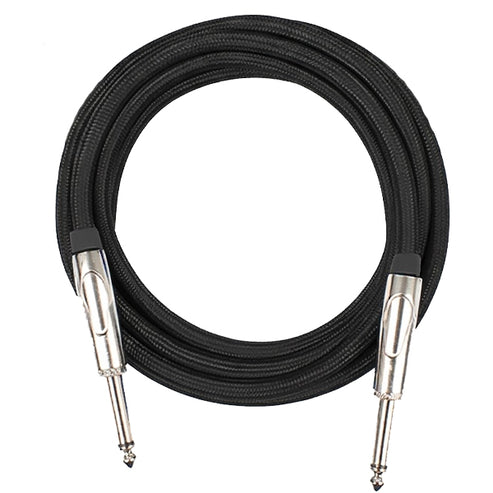 Kirlin IWCX-261PNQ 3 Meter 1/4 Metal Plug Woven Nylon Jacket Instrument Cable