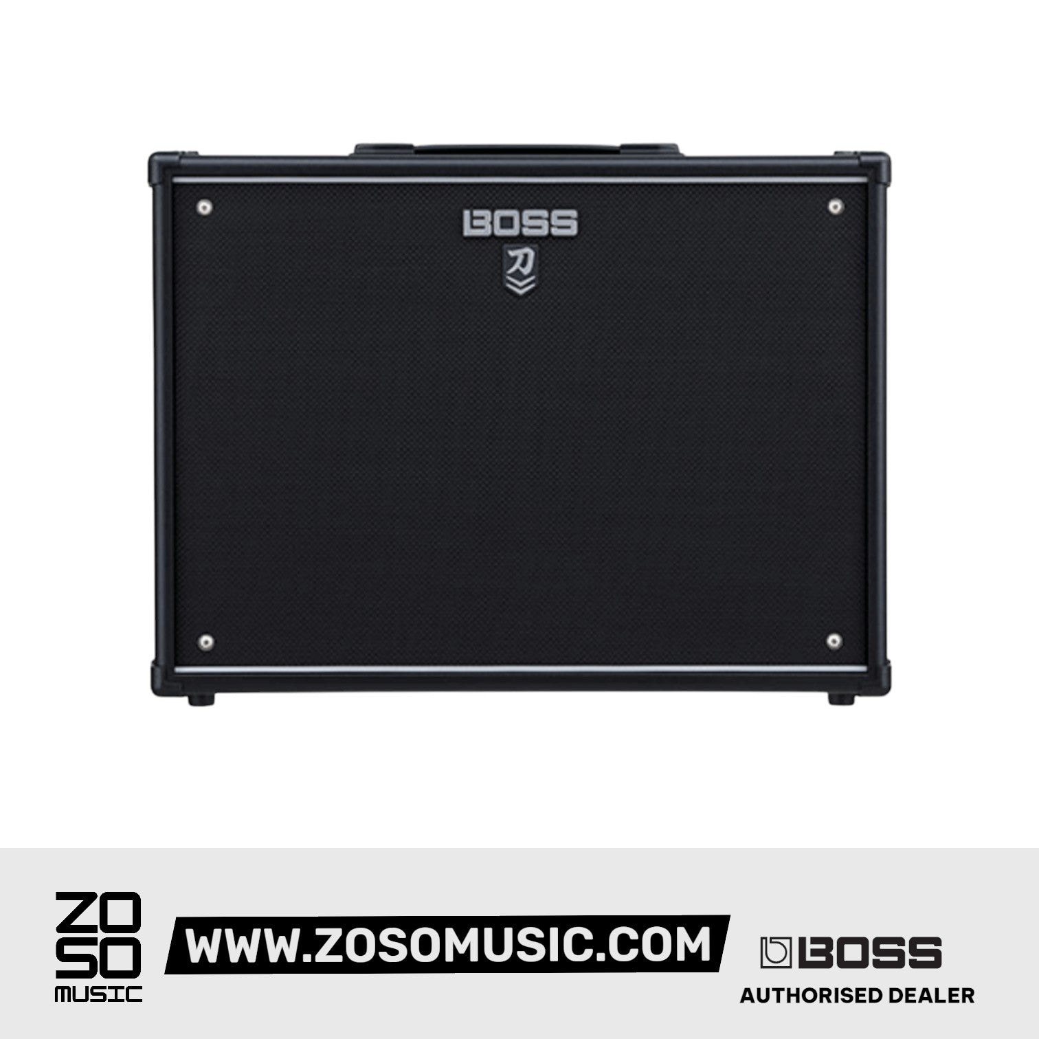 BOSS KATANA 150-WATT 2X12" CABINET, 150-WATT, 8-OHM, 2X12" CONVERTIBLE SPEAKER CABINET WITH CUSTOM-DESIGNED SPEAKERS ( 2X12IN/ 150W) | BOSS , Zoso Music