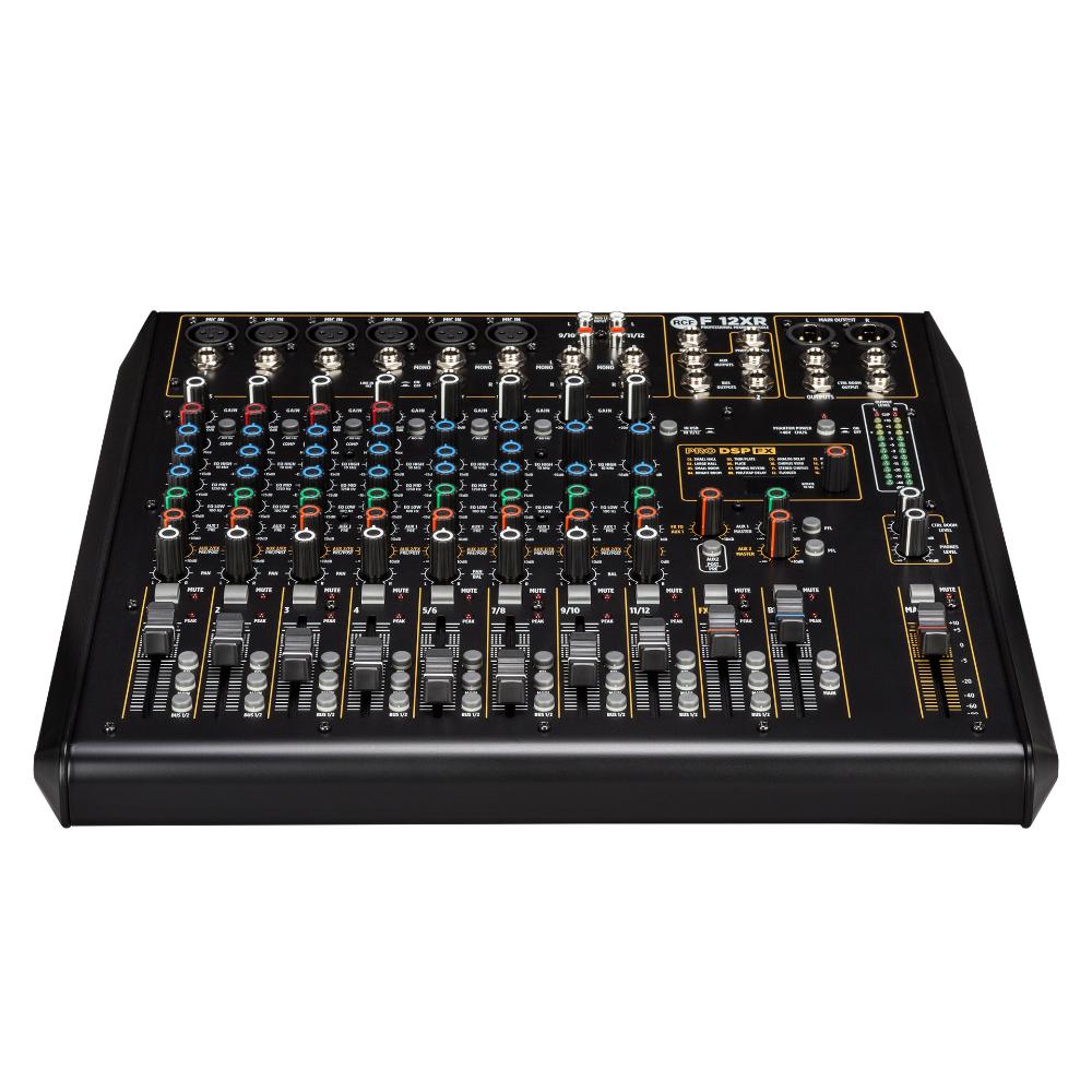 RCF F12XR 12-channel Mixing Console With Multi-fx & Recording | Zoso Music Sdn Bhd