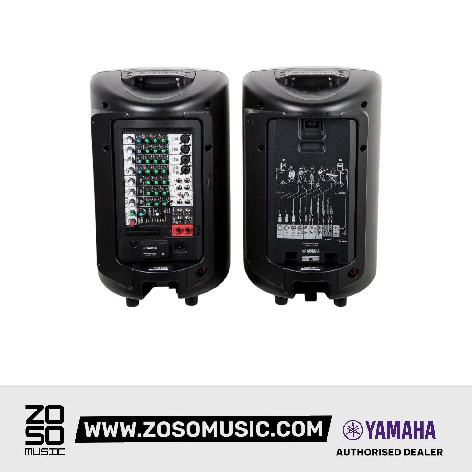 Yamaha Stagepas 600BT Portable PA System Set Bluetooth Version |  YAMAHA PRO AUDIO |  PORTABLE PA SYSTEM |  Zoso Music