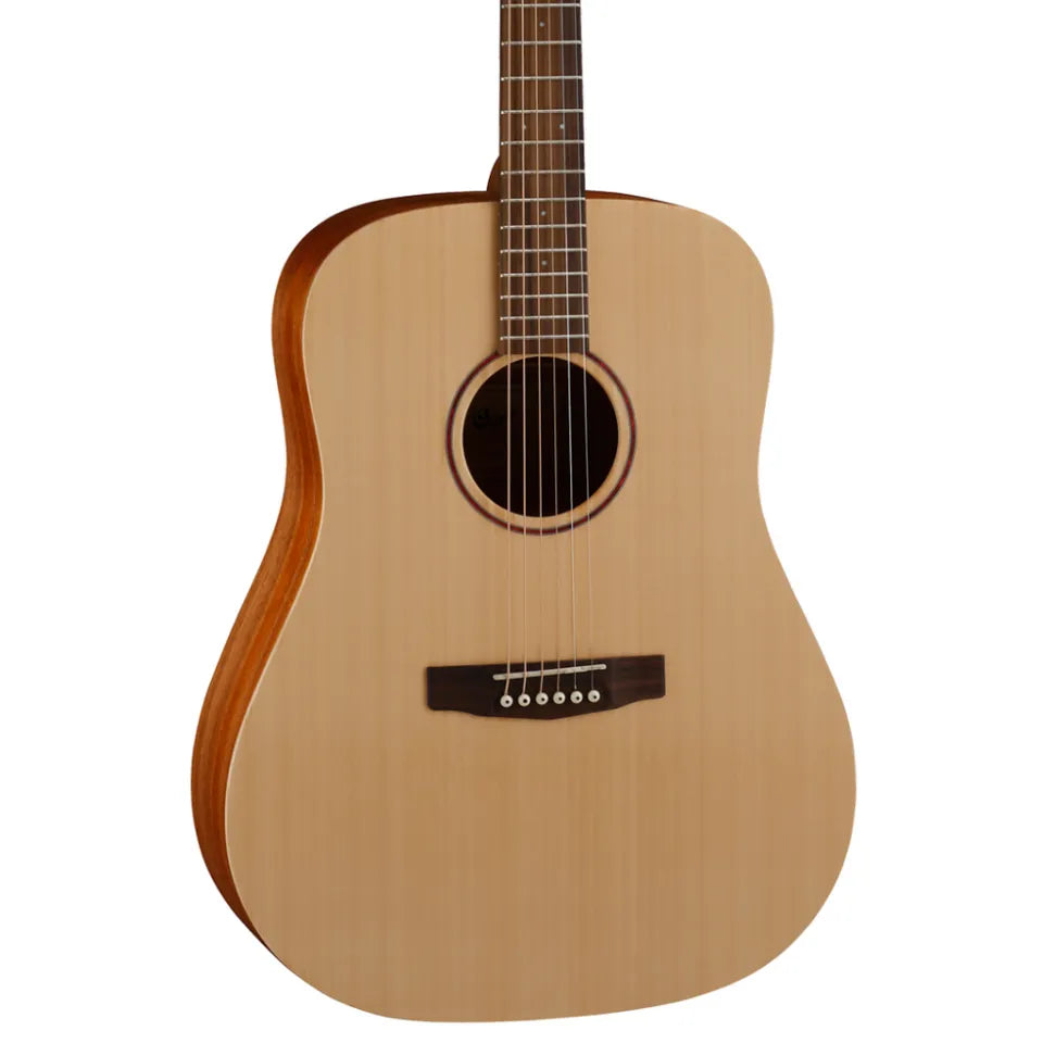 Cort Earth Grand Acoustic Guitar With Bag Open Pore