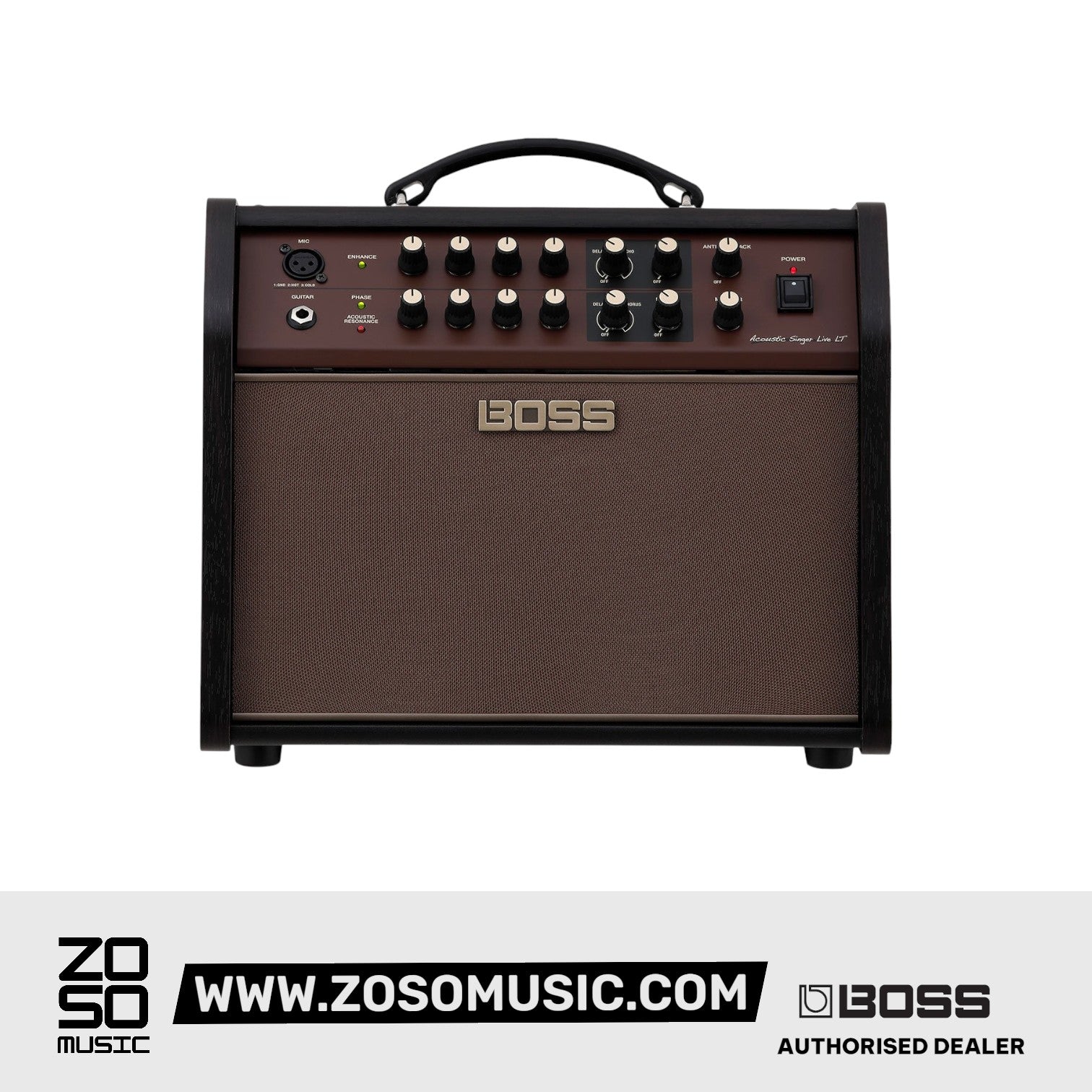 Boss Acoustic Singer Live LT 60-watt Bi-amp Acoustic Combo | BOSS , Zoso Music