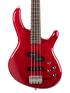 Cort Action Plus 4-String Electric Bass Guitar With Bag Trans Red | CORT , Zoso Music