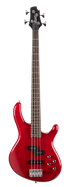 Cort Action Plus 4-String Electric Bass Guitar With Bag Trans Red