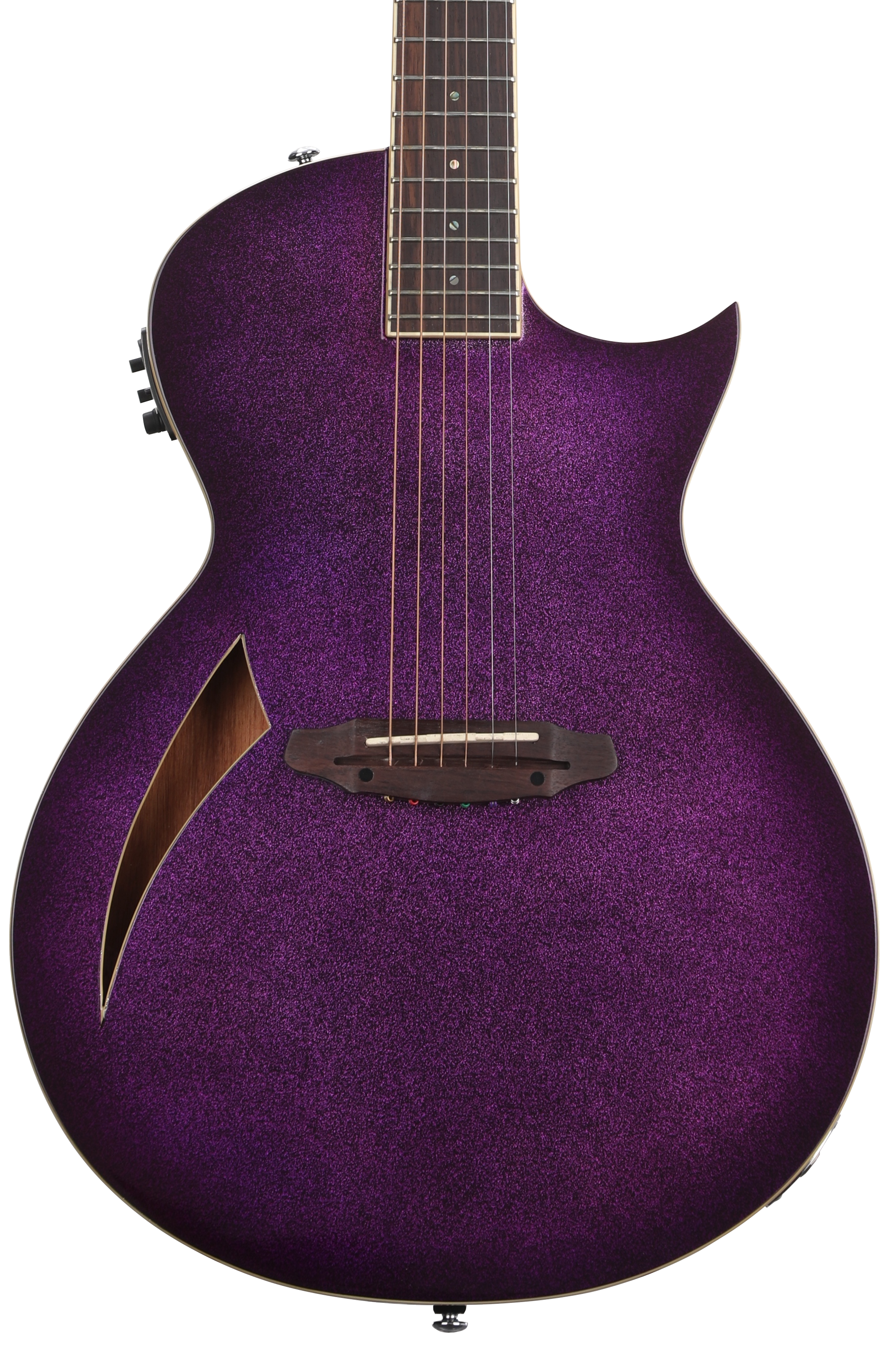 ESP LTD TL-6 Acoustic-Electric Guitar - Purple Sparkle Burst | Zoso Music Sdn Bhd