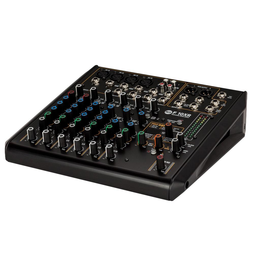 RCF F10XR 10-channel Mixing Console With Multi-fx & Recording |  RCF |  CONSOLE |  Zoso Music