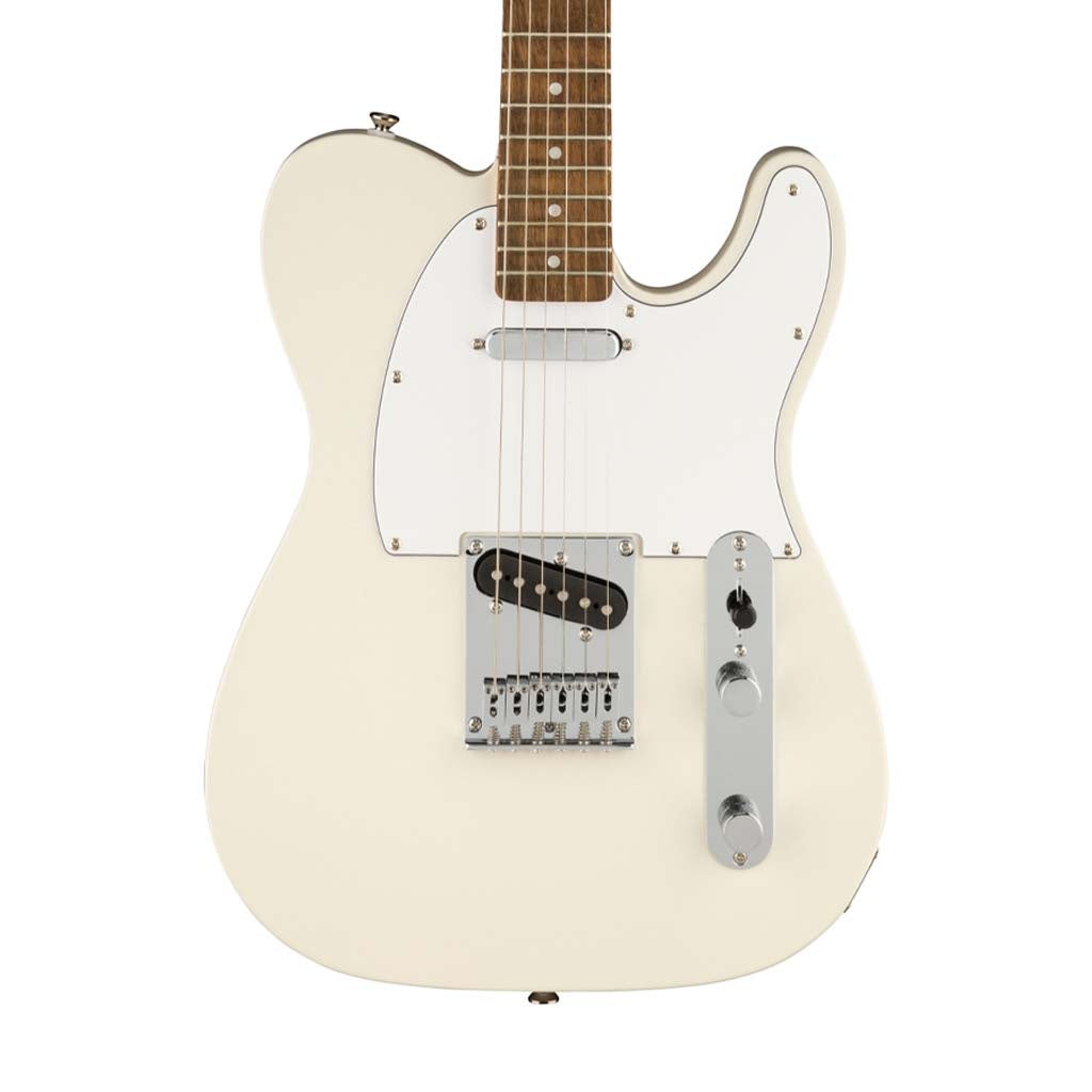 Squier Affinity Series Telecaster Electric Guitar, Laurel FB, Olympic White |  SQUIER BY FENDER |  ELECTRIC GUITAR |  Zoso Music