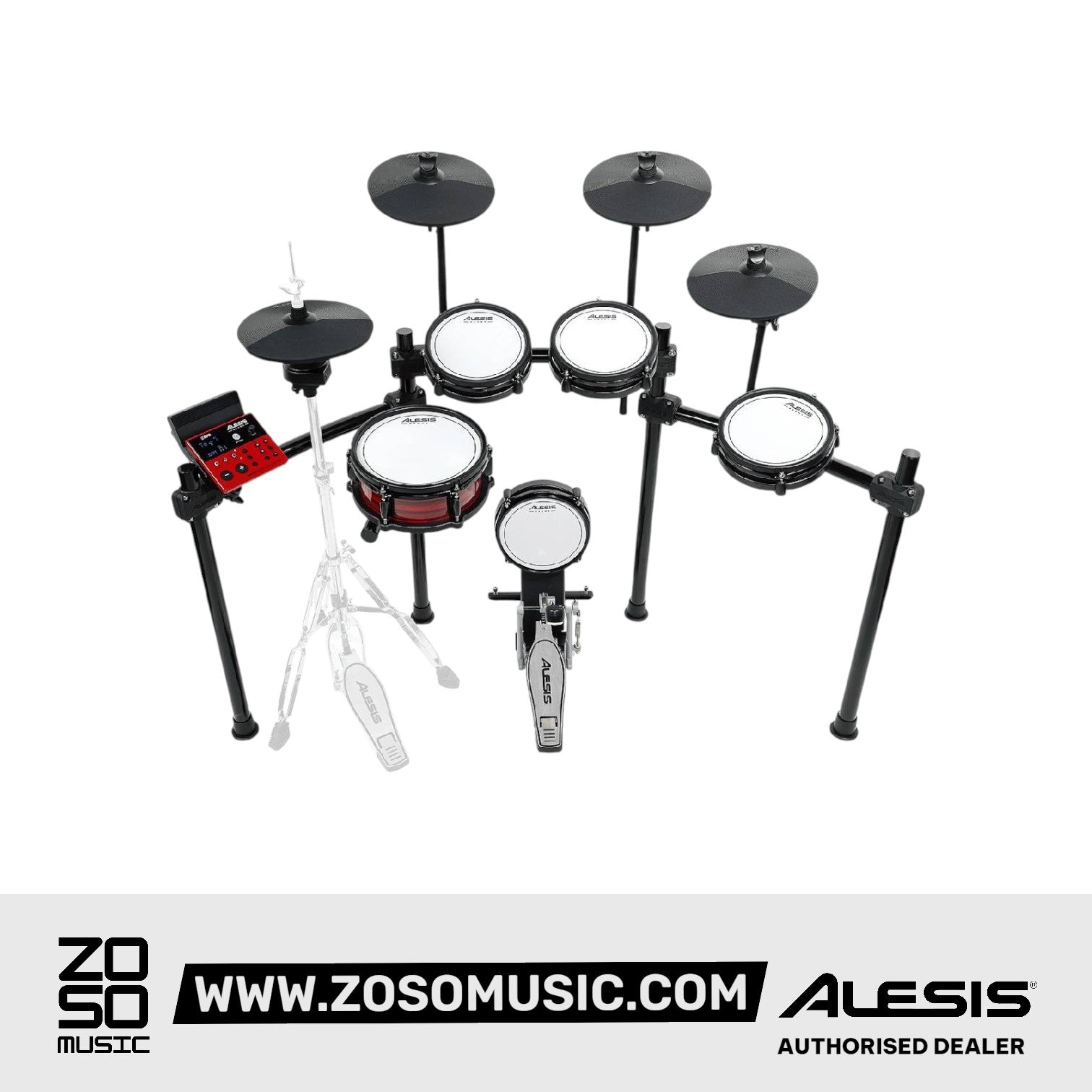 Alesis Nitro Ultimate Electronic Drum Set | Zoso Music Sdn Bhd