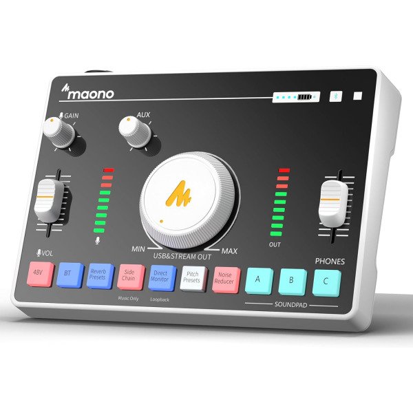 MAONO AMC2 NEO One-Stop Streaming Audio Mixer & Sound Card |  MAONO |  MIXER-DIGITAL |  Zoso Music