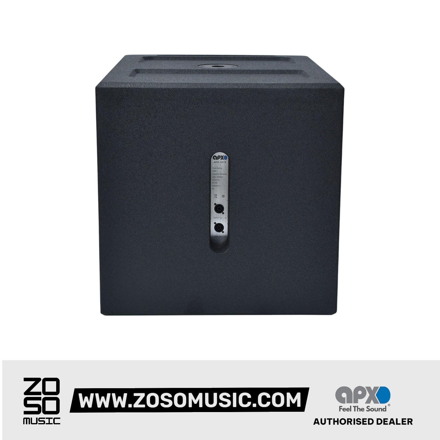 Apex APX-181S Professional Sound System Advanced Entertainment Speaker |  APEX |  SUBWOOFER |  Zoso Music