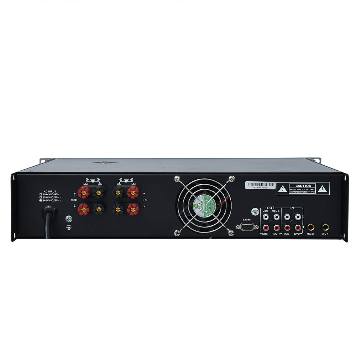 Apex KX-2500 DSP Karaoke Amplifier |  APEX |  POWER AMPLIFIER |  Zoso Music