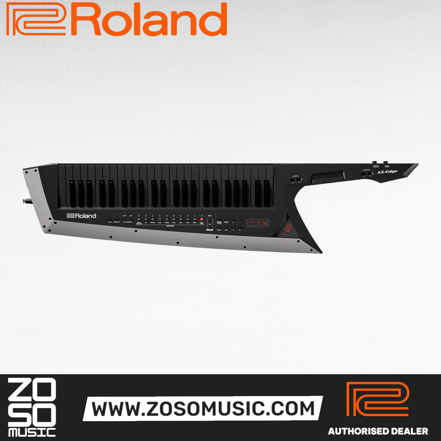 Roland AX-Edge 49-Key Keytar Synthesizer with FREE Shipping - Black (AXEdge AX Edge), ROLAND, SYNTHESIZER, roland-synthesizer-axedge-b, ZOSO MUSIC SDN BHD