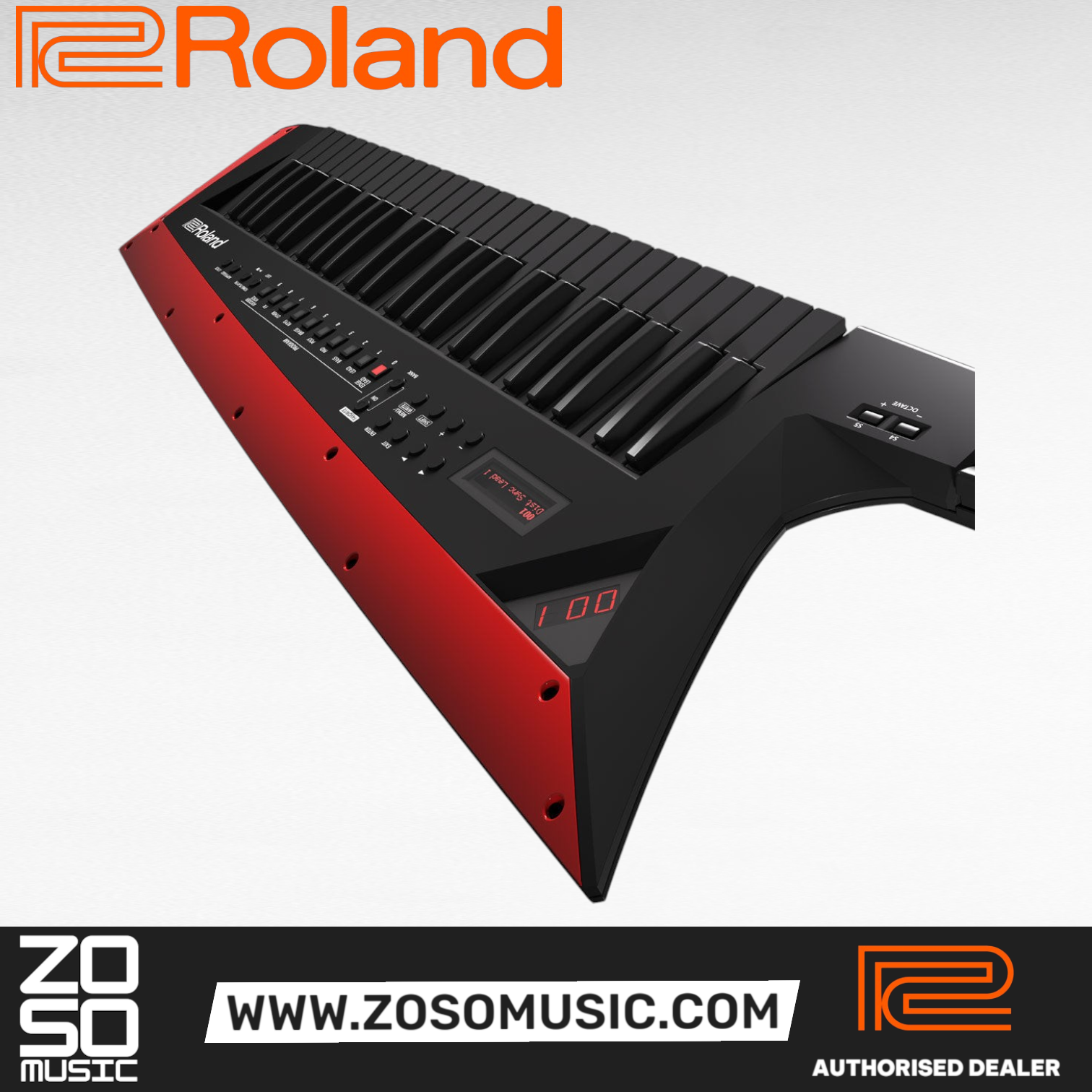 Roland AX-Edge 49-Key Keytar Synthesizer with FREE Shipping - Black (AXEdge AX Edge), ROLAND, SYNTHESIZER, roland-synthesizer-axedge-b, ZOSO MUSIC SDN BHD