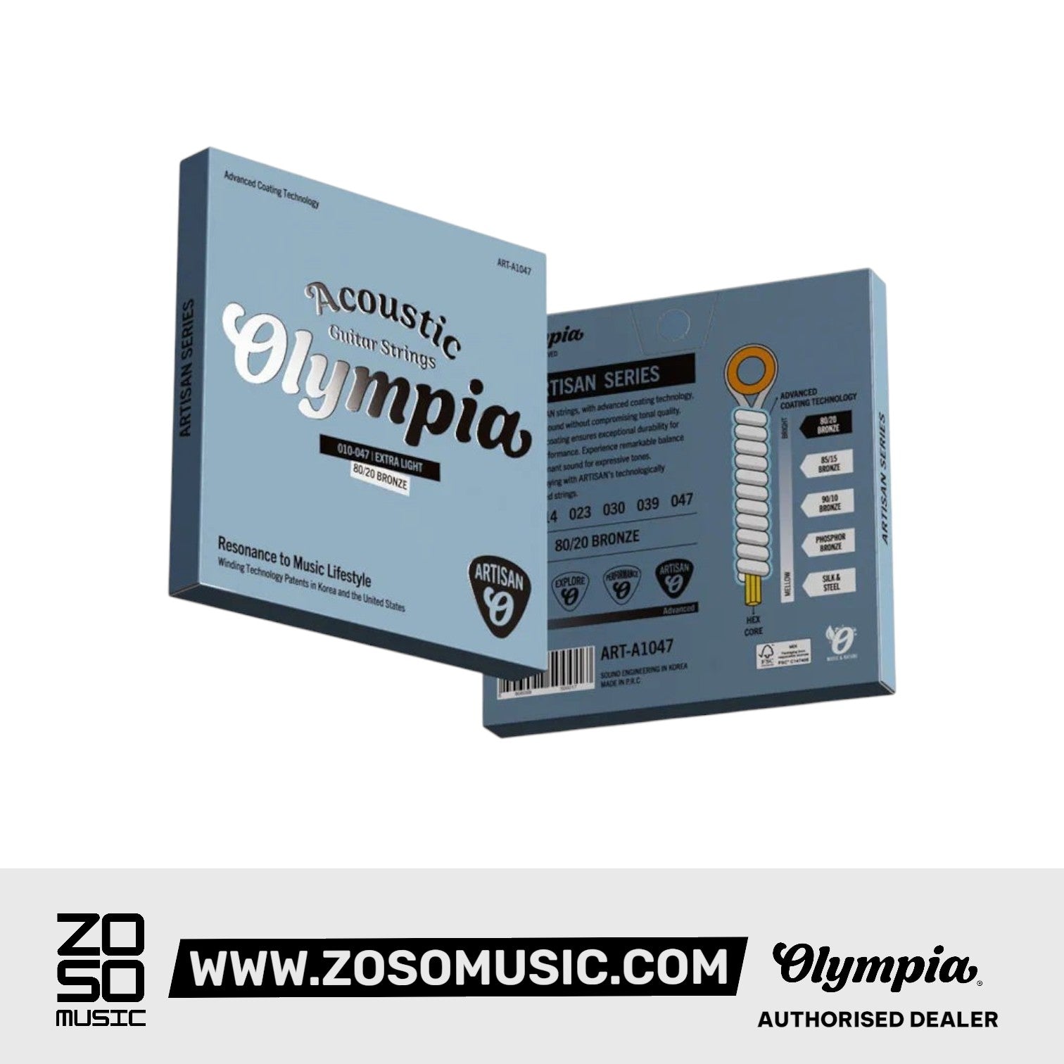 Olympia ART-A1047P Acoustic Guitar String